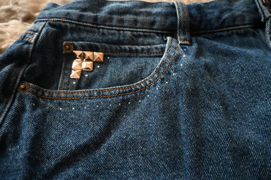 Upcycled Chiikawa Jeans M36