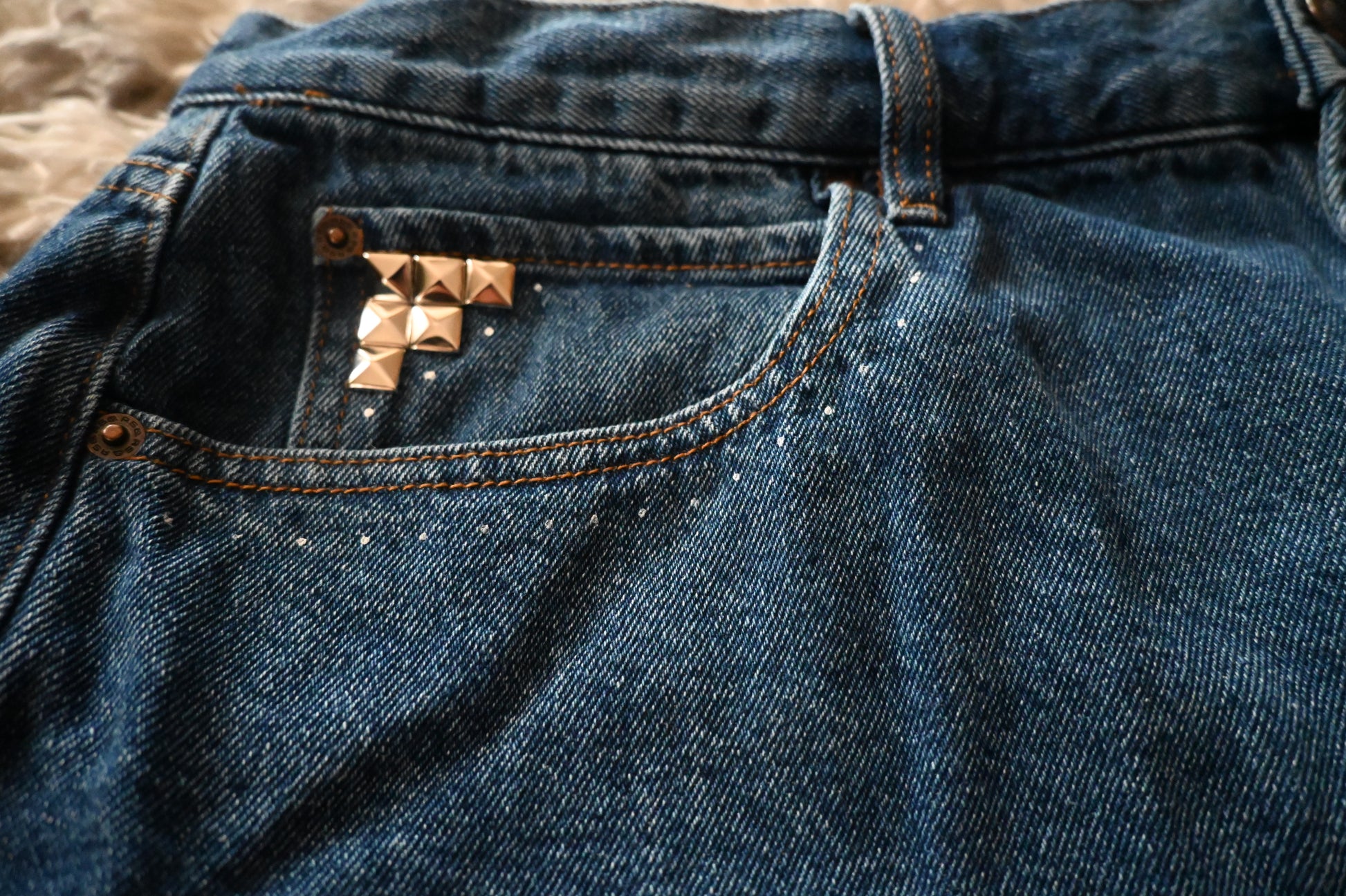 Upcycled Chiikawa Jeans M36