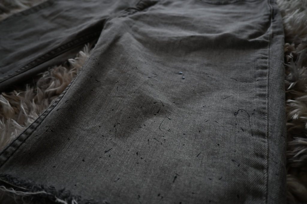 X (OOPSIES) Up-Cycled Jean Shorts W38