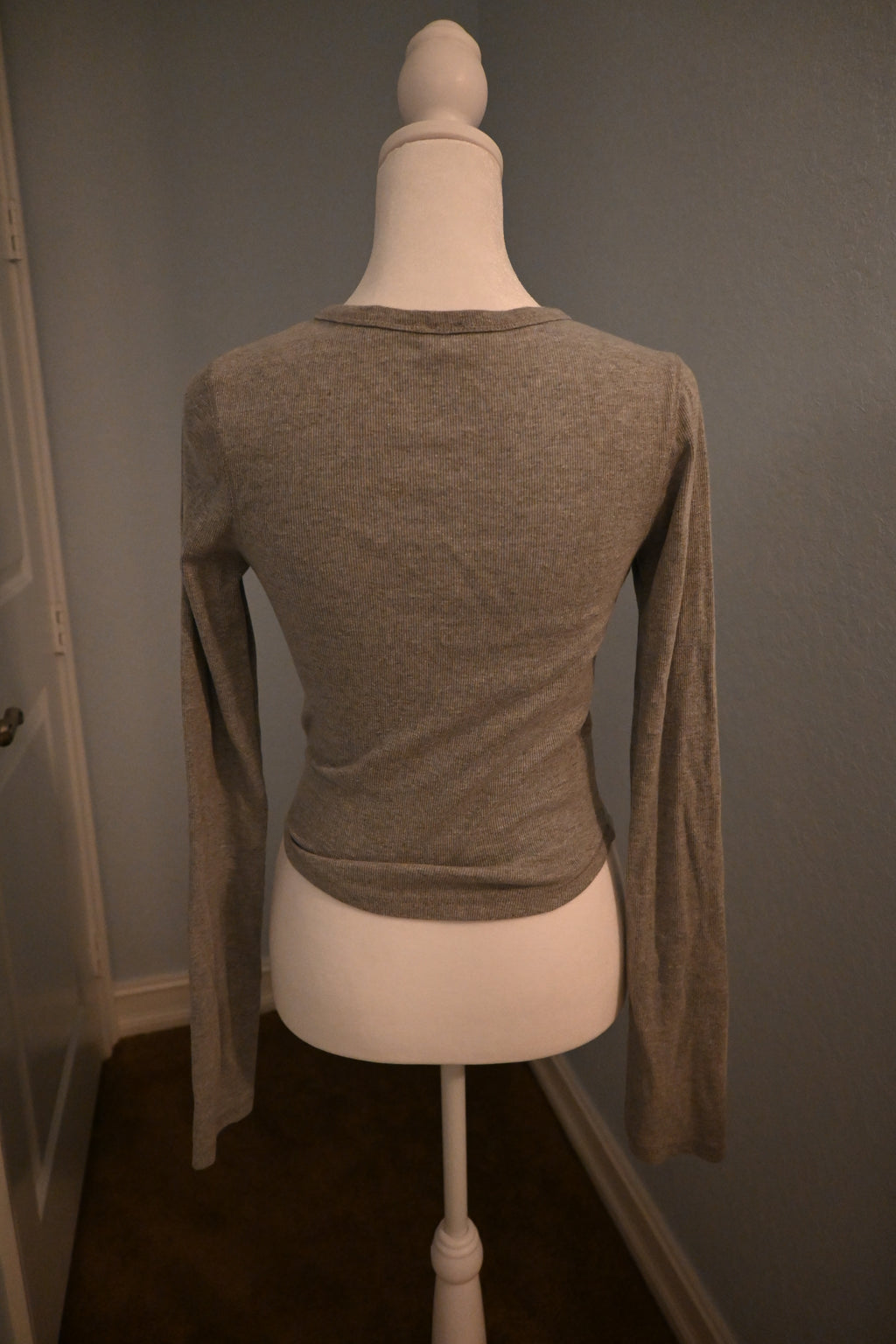 Up-Cycled Grey Cross Shirt 𔕛 WS